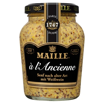 MAILLE Taneli Hardal 210 G - Geleneksel Fransız Hardal Sosu 3'li Ekonomik Paket ürün görseli 1