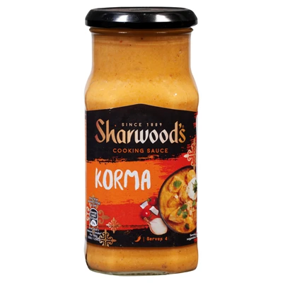 Sharwoods Hint Köri Sos Korma 420g - Orta Acılı, Yoğurtlu Hint Yemeği Sosu 8'li Avantaj Paketi ürün görseli 1