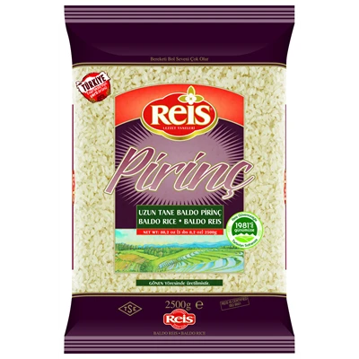 REİS Gönen Baldo Pirinç 2,5 Kg - İri Taneli Pilavlık Pirinç 2'li Ekonomik Paket ürün görseli 1