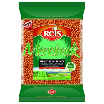 REİS Kırmızı Mercimek 2,5 Kg - Çorbalık ve Köftelik Bakliyat 3'li Ekonomik Paket ürün görseli 1