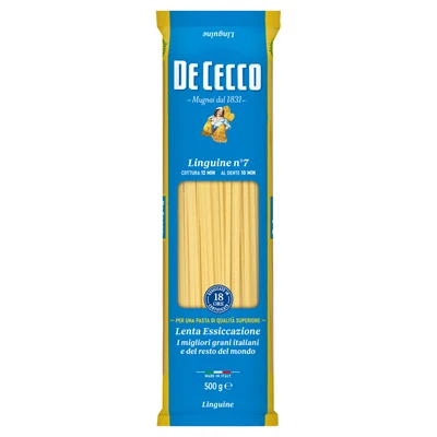 DE CECCO Linguine Makarna 500 g - İnce ve Şık İtalyan Lezzeti 5'li Avantaj Paketi ürün görseli 1