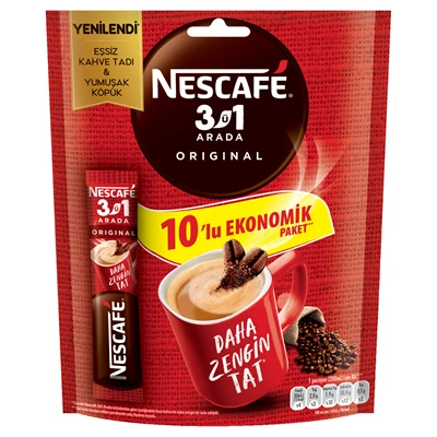 Nescafe 3'ü 1 Arada Kahve 10x17.5g Pratik Çözüm 6'li Avantaj Paketi ürün görseli 1