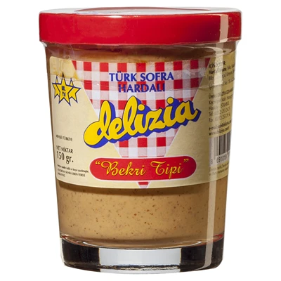 Delizia Hardal 150 G - Sofra Hardalı, Hamburger ve Salatalar İçin 3'li Ekonomik Paket ürün görseli 1