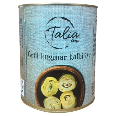 Talia Grill Enginar Kalbi 3000g 1/4 Kesim Konserve 2'li Ekonomik Paket ürün görseli 1
