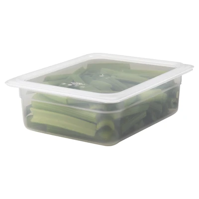Cambro Gastronom Küvet 10Cm Yarısaydam 1/2 - Dayanıklı PP Saklama Kabı 8'li Avantaj Paketi ürün görseli 1