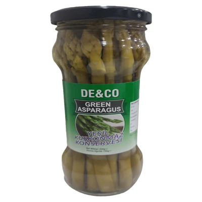 DE&CO Yeşil Kuşkonmaz Konservesi 330 G - Tüketime Hazır 2'li Ekonomik Paket ürün görseli 1