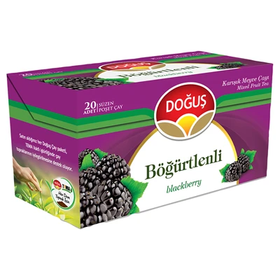 Doğuş Böğürtlenli Meyve Çayı Poşet 20'li - 38g 6'li Avantaj Paketi ürün görseli 1