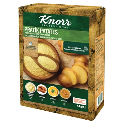 Knorr Pratik Püre 4Kg Patates - 5 Dakikada Kolay Patates Püresi ürün görseli 1