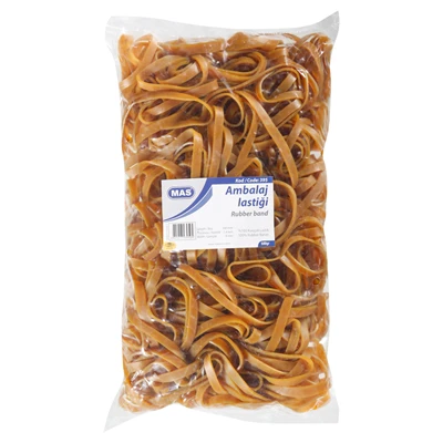 MAS Geniş Ambalaj Lastiği 500 G - Kaliteli ve Uzun Ömürlü 6'li Avantaj Paketi ürün görseli 1
