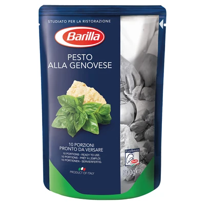 Barilla Pesto Genovese 500G - İtalyan Fesleğenli Kremamsı Makarna Sosu 6'li Avantaj Paketi ürün görseli 1