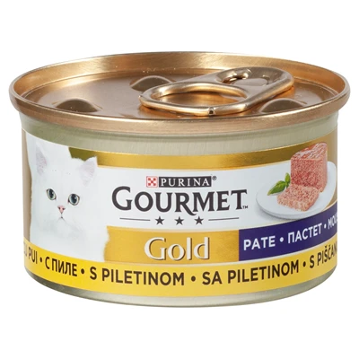 PURINA Gourmet Gold Yaş Kedi Maması 85 G Tavuklu Yetişkin Kedi Konservesi 8'li Avantaj Paketi ürün görseli 1