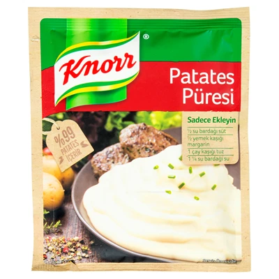 Knorr Patates Püresi 60G Pratik Hazır Püre Harcı 8'li Avantaj Paketi ürün görseli 1