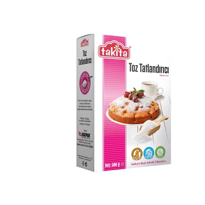 Takita Toz Tatlandırıcı 500 G - Şekere Eşdeğer Tatlılık, Düşük Enerji 8'li Avantaj Paketi ürün görseli 1