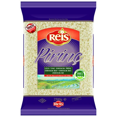 REİS Osmancık Pirinç 2,5 Kg - İri Taneli Pilavlık Pirinç 3'li Ekonomik Paket ürün görseli 1