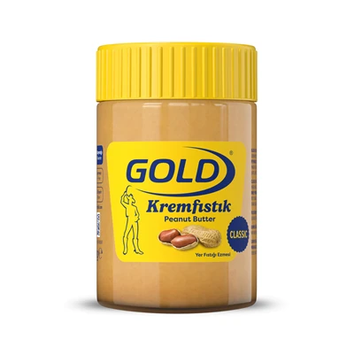 GOLD Kremfıstık 340 G - %81 Yer Fıstıklı, Trans Yağsız, Doğal Protein Kaynağı 4'li Avantaj Paketi ürün görseli 1