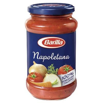 Barilla Napoliten Makarna Sosu 400g - Taze Sebzelerden Glutensiz Vegan 5'li Avantaj Paketi ürün görseli 1