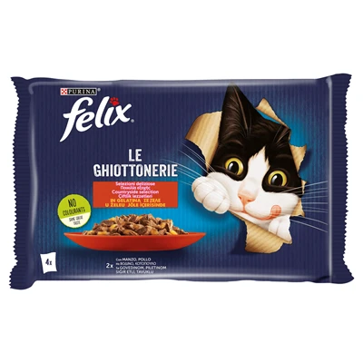 Felix Eko Yaş Kedi Maması 4'lü 85 g Etli Yetişkin Kedi Maması 4'li Avantaj Paketi ürün görseli 1