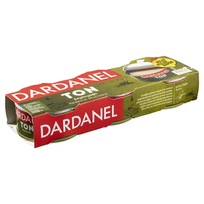 DARDANEL Ton Balığı 3x75g Zeytinyağlı Doğal Dilim Konserve ürün görseli 1