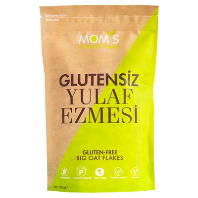 Moms Natural Glutensiz Yulaf 300 G - Tam Tahıl, Vegan, Yüksek Lif 8'li Avantaj Paketi ürün görseli 1
