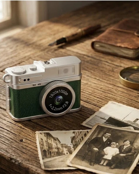 Mini 4k Ultra Hd Dijital Kamera 1080p Video Ips Ekran Cep Boy Taşınabilir ürün görseli 1