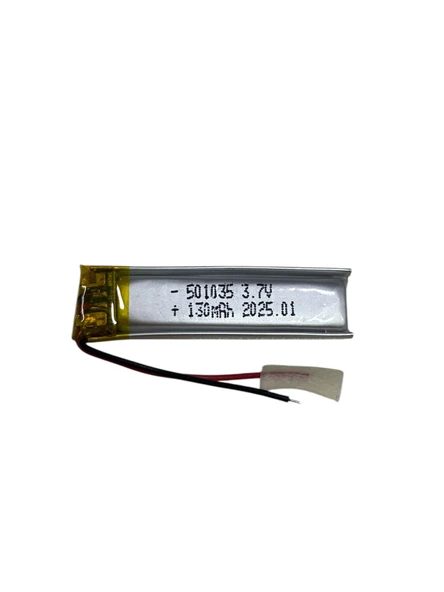 Sertec 501035 3.7v 130mah Li-polymer Pil (devreli/1.5a) ürün görseli 1