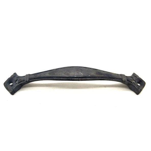 Antika Tarz Dekoratif Pirinç Deste Mobilya Kulbu - 27x155 Mm, Oksit ürün görseli 1