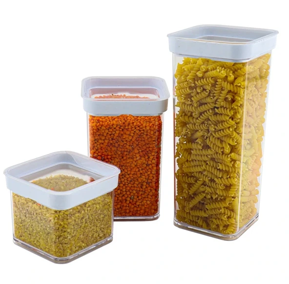 Vakumlu Kare Saklama Kabı - 1 Litre ürün görseli 1