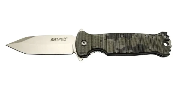 Mtech Nano 4-8-2 Gri Kamp Çakı 21,5cm - Manuel, Kemerlikli ürün görseli 1