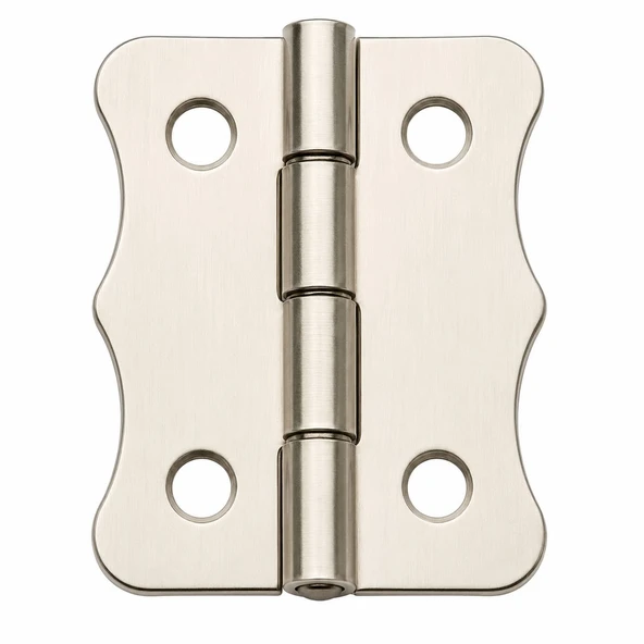 Nikel 100 Adet Papatya Menteşe Düz 30x23 mm - Dekoratif Çerçeve Fener Kutu Menteşesi ürün görseli 1
