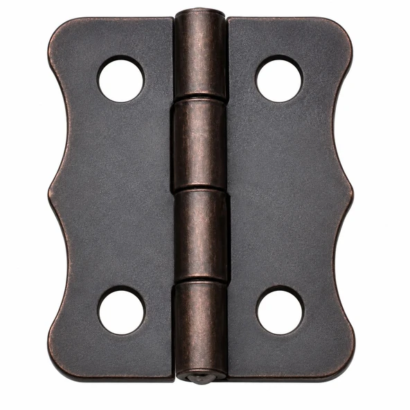 Antik Bakır 100 Adet Papatya Menteşe Düz 30x23 mm - Dekoratif Çerçeve Fener Kutu Menteşesi ürün görseli 1