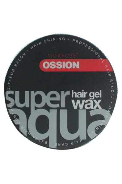 Morfose Ossion Süper Hair Jel Aqua Wax 150 Ml Siyah Saç Wax ürün görseli 1