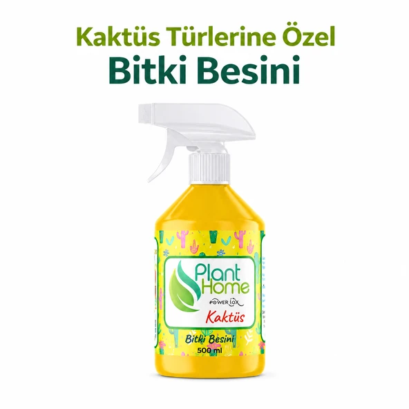 Kaktüs ve Sukulent Bitki Besini Sprey Form Kolay Uygulama 500 ml ürün görseli 1