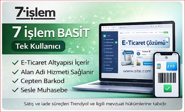 7 İşlem Basit Paket - Resim 3