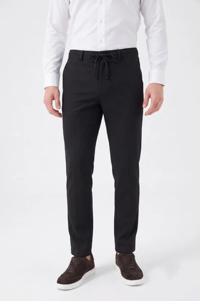 Erkek Regular Kalıp Jogger Pantolon Armürlü Kumaş BGL-ST05633 ürün görseli 1
