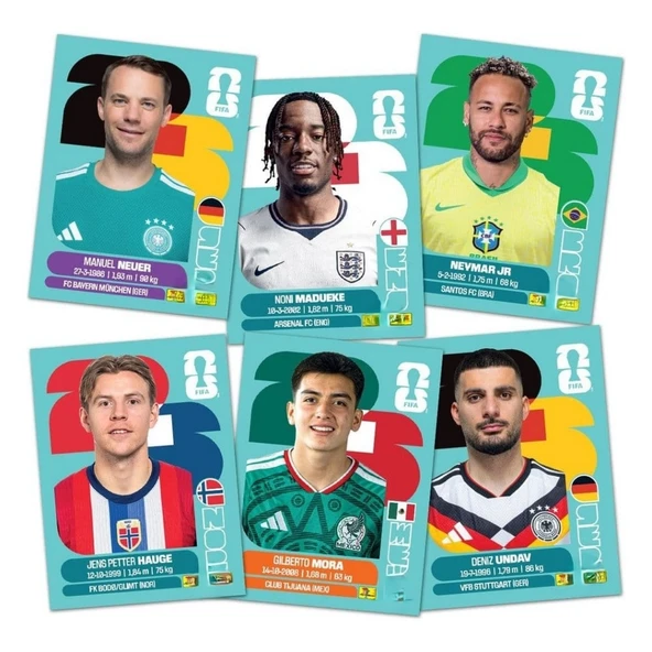 Mey İthalat® World Cup 2026 Sticker Koleksiyon Seti ürün görseli 1