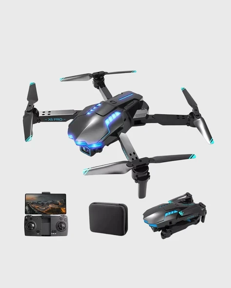 4K Katlanabilir Drone Uzaktan Kontrollü Wi-Fi Görüntü Aktarımlı - Resim 4