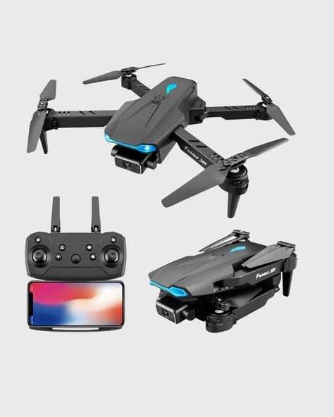 4K Katlanabilir Drone Uzaktan Kontrollü Wi-Fi Görüntü Aktarımlı - Resim 3