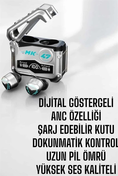 Oyuncu Kulaklığı Bluetooth Bağlantılı ANC Özelliği 5.0 Bluetooth ürün görseli 1