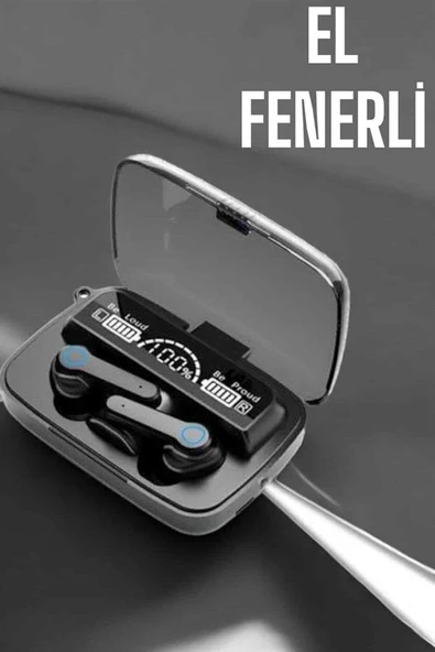 Bluetooth Kulaklık Powerbankli Dijital Göstergeli Dokunmatik Kontrol ürün görseli 1