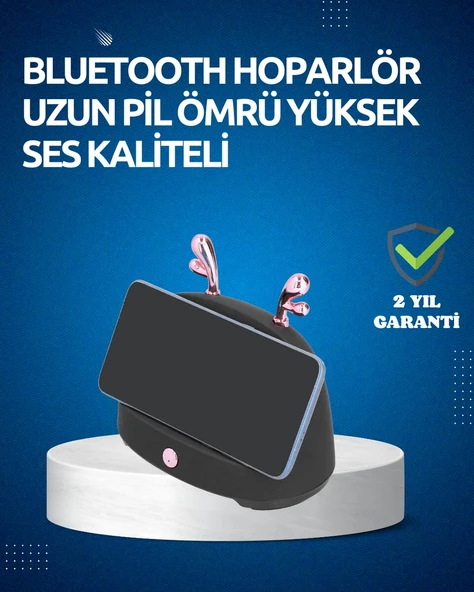 Akıllı Kablosuz Telefon Tutucu ve Stereo Hoparlör – Kolay Kullanım ve Yüksek Ses Kalitesi ürün görseli 1