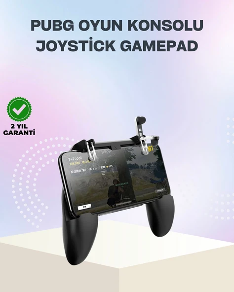 Mobil Oyunlar İçin Joystickli Ergonomik Gamepad Kontrol Cihazı ürün görseli 1