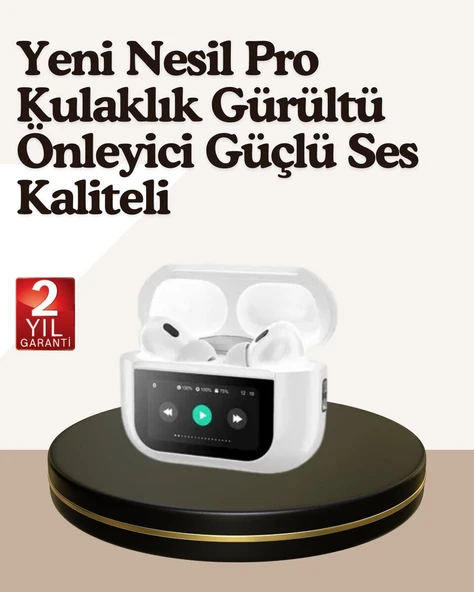 Dokunmatik Kontrollü Gürültü Önleyici Bluetooth Kulaklık Şarj Göstergeli ürün görseli 1