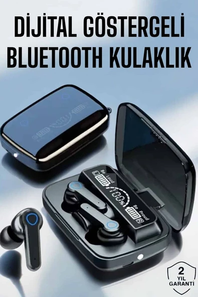 Bluetooth Kulaklık Dijital Göstergeli Kablosuz Uzun Pil Ömrü ürün görseli 1