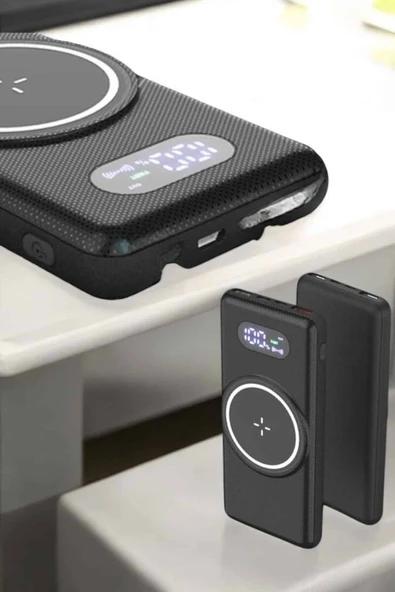 Powerbank Taşınabilir 10.000 Mah Hızlı Şarj Dijital Göstergeli ürün görseli 1