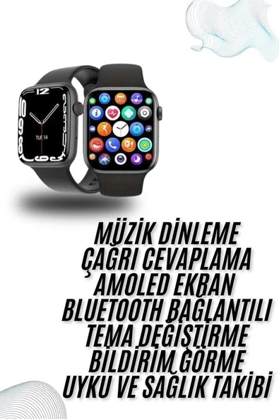 Plastik Kordonlu Kalp Atışı Uyku Takibi ve Çağrı Cevaplayabilen Akıllı Saat ürün görseli 1