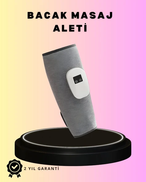 3 Kademeli Hava Basınçlı Isıtmalı Baldır Masaj Aleti – Titreşimli ve Kablosuz Kullanım ürün görseli 1