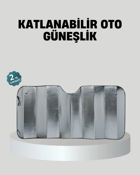 Araba Güneşliği Alüminyum Yansıtıcı Yüzeyle Etkili Isı Koruması ürün görseli 1