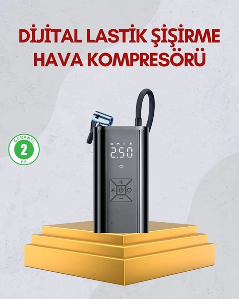 Kablosuz Kullanımlı Dijital Kontrollü Taşınabilir Şişirme Cihazı ürün görseli 1