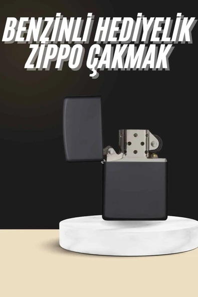 Erkeklere Özel Hediyelik Eşya  Metalik Benzinli Çakmak Doldurulabilir ürün görseli 1