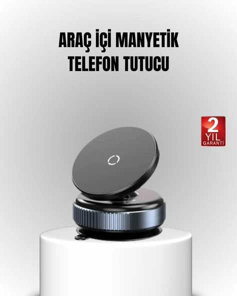 Vakum Adsorpsiyonlu Manyetik Telefon Tutucu Güçlü N52 360° Evrensel Uyumluluk ürün görseli 1